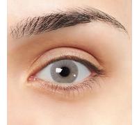 Agata VIP Lenti a contatto colorate grigie azzurre design super realistico 2 pezzi Annuali + kit con astuccio, pinzette e ventosa in silicone