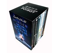 Agatha Christie Poirot Coffret de collection de 7 livres (Meurtre sur l'Orient Express, Mort sur le Nil, La mystérieuse affaire de Styles, Après les funérailles et plus encore)