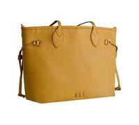 Agatha Ruiz de la Prada Borsa Shopper Color Senape In Pelle Vegana Reversibile Con Interno In Nylon Stampato