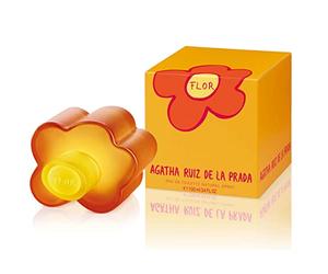 Agatha Ruiz de la Prada Perfumes, Agatha Ruiz de la Prada Perfume - Flor, Eau de Toilette per Donne, Aroma Floreale Fresco e Fruttato con Limone, Bergamotto e Rosa - 100 ml