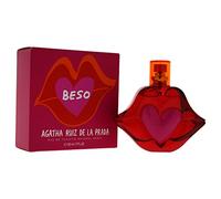 Agatha Ruiz de la Prada Perfumes - Beso, Eau de Toilette Spray per Donne con Agrumi Fresco, Fiori Bianche, Mela e Gelsomino - 50 ml
