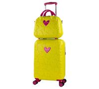Agatha Ruiz de la Prada - Set di valigie da viaggio rigide Set di valigie da viaggio leggere Pack con lucchetto a combinazione, Pistacchio