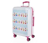 AGATHA RUIZ DE LA PRADA - Valigia Media da Viaggio. Trolley Medio Rigide in Misura 67cm - Valigia 20 kg con 4 Ruote. Materiale PC Valigia Media Rigida Resistente e Super Leggero - Robusta, Vasi felici