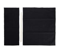 Agatige 1 set di tela di sostituzione della sedia, 20,5 × 16. 5 In Director Sedia Sostituzione sedile Sedi di stoffa e schiena con mobili in legno Kit di coperture per mobili (Nero)