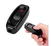 Agatige 5 pezzi ON OFF interruttore a bilanciere in linea con LED, interruttore a cavo AC 250 V/10A per lampada da tavolo riparazione lampada tavolo fai da te 2 fili facile installazione (Nera)