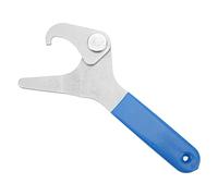 Agatige Chiave regolabile per ammortizzatori per moto, chiave antiscivolo con gancio a C Strumento di regolazione per ammortizzatori per collari a molla 35mm-75mm