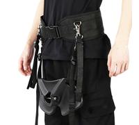 Agatige Cintura da Pesca Imbracatura a Spalla, Cintura da Combattimento Regolabile per Canna da Pesca Supporto per Canna da Pesca Cintura di Fissaggio per Canna da Pesca (Nero)