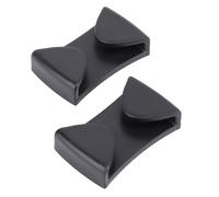 Agatige Clip per Occhiali per Sport Invernali da 2 Pezzi, Clip per Occhiali per Occhiali da Sci Antiscivolo in ABS per Snowboard Sportivo (Nera)