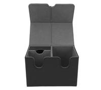 Agatige Custodia per il mazzo delle carte, CHIUSA MAGNITICA COMMANDER COMMANDER CAMPO CHOCCHIER CONSOGLIO CONSEGNA 160 carte con cassetto per le carte dei tarocchi delle carte commerciali (NERO)