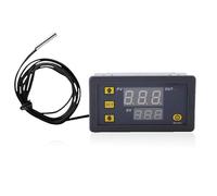 Agatige DC 12V/24V LCD Digital Thermostat Temperature Controller Meter Regulator, Regolatore di temperatura digitale 110V-220V, Regolatore di temperatura LED Termostato Regolatore di controllo