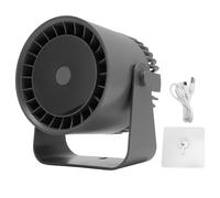 Agatige Fans da scrivania Small silenziosa, ventola da parete digitale a parete digitale a 5 velocità Portali per casa, ufficio e all'aperto