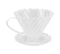 Agatige Gocciolatore per caffè in vetro, macchina per caffè americano riutilizzabile da versare su supporto, per viaggi, campeggio, ufficio, casa, bar