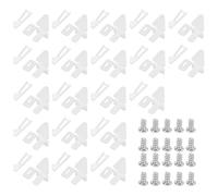 Agatige Kit Clacson e Forcella di Controllo, 20 Set KT Angolo del Timone 4 Fori Clacson di Controllo RC Aeroplano Ad Ala Aeroplano Aggiornamento Pezzo di Ricambio per Rcplane Foam Fixed Wingcraft