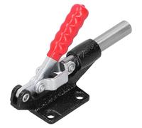 Agatige Morsetti a Levetta, Morsetto a ginocchiera, Capacità di Tenuta Corsa Push Pull Action Toggle Morsetto Strumento Attrezzo a Levetta per Attrezzi Pesanti Orizzontale a Sgancio Rapido (390 kgf)