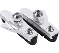 Agatige Pattini Freno, 2 Pezzi Set Pastiglie Bici V-Brake Pastiglie dei Freni della Bici Set di Sostituzione dei Freni Kit Sostituzione Pastiglie Freno per Bike da Mountain Strada (d'Argento)