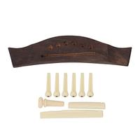 Agatige Perni a Sella per Chitarra Acustica a 6 Corde in Palissandro Set di Accessori di Ricambio