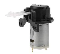 Agatige Pompa peristaltica, Mini pompa peristaltica DC 12V Pompa biochimica per bioingegneria di laboratorio, Testa di tubo peristaltica di DIY per analisi chimica del laboratorio dell'acquario