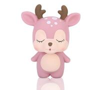 Agatige Salvadanaio a Forma di Cervo, Salvadanaio di Plastica dei Cervi del Fumetto, Salvadanaio Amore Cervo per Bedroom Soggiorno Tavolo Libreria Decorazione, per Conservare i Soldi per Bambini