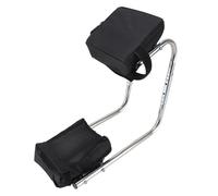 Agatige Sedile per ginocchio da giardino, cinturino ergonomico per gamba Sgabello per ginocchio Supporto per caviglia in acciaio inossidabile Tutore per ginocchio su una gamba per lavori