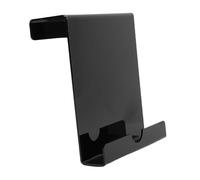 Agatige Supporto per tablet in acrilico per tapis roulant, supporto per libri portatile universale per tapis roulant per tablet e libri 7,09x6,3x2,48 pollici (Nera)