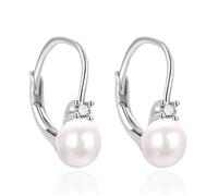 Agato AGT-E115LW-P Orecchini in Argento con Perla Bambina - Orecchini