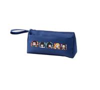 Agatsuma Zen'it, astuccio Tomioka Giyuu, astuccio anime, astuccio Kamado Tanjiro, astuccio di grande capacità, con manico, astuccio per penne per studenti, organizer per trucchi, portamonete, Blu Tipo