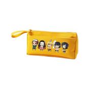 Agatsuma Zen'it, astuccio Tomioka Giyuu, astuccio anime, astuccio Kamado Tanjiro, astuccio di grande capacità, con manico, astuccio per penne per studenti, organizer per trucchi, portamonete, Giallo