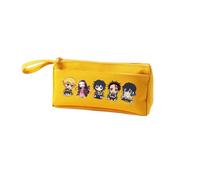 Agatsuma Zen'it, astuccio Tomioka Giyuu, astuccio anime, astuccio Kamado Tanjiro, astuccio di grande capacità, con manico, astuccio per penne per studenti, organizer per trucchi, portamonete, Giallo