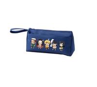 Agatsuma Zen'it, astuccio Tomioka Giyuu, astuccio anime, astuccio Kamado Tanjiro, astuccio di grande capacità, con manico, astuccio per penne per studenti, organizer per trucchi, portamonete, Blu Tipo