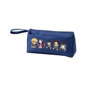 Agatsuma Zen'it, astuccio Tomioka Giyuu, astuccio anime, astuccio Kamado Tanjiro, astuccio di grande capacità, con manico, astuccio per penne per studenti, organizer per trucchi, portamonete, Blu Tipo