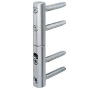 AGB Cerniera ZENIT regolabile a 4 gambi col. ZINCO SILVER ø diametro 20