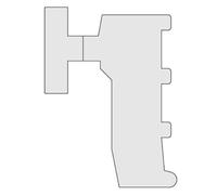 AGB Guarnizione ALZANTE IMAGO per serramenti per fermavetro col. 93 NERO BLACK