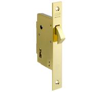 AGB Serratura MOD. 701 per porta scorrevole bordo quadro con catenaccio a gancio