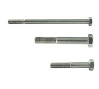 AGBERG - Viti esagonali M8 x 170 con gambo - Viti per macchine [10 pezzi] in acciaio inox A2 V2A, antiruggine - DIN 931 (ISO 4014)