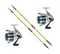 agc Kit SURCASTING TRABUCCO Composto da 2 Canna TRABUCCO Vektor SURFCASTING 4 m 150 Gr + 2 Mulinello TRABUCCO Dayton SW 6500