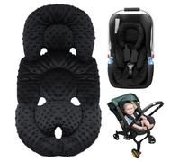 agctrler Cuscino per seggiolino auto, poggiatesta e corpo per neonato, 2 in 1, reversibile, morbido inserto per neonato, ovetto per seggiolino auto, altalena