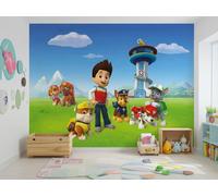 AGdesign Paw Patrol Carta da Parati Camera Bambini 270x375 cm Verde Blu