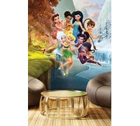 AGdesign Tinker Bell Wall Mural Wallpaper Camera Letto Disney Fairies 202x180 cm
