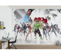 AGdesign Wallpaper Parete Foto Comics Supereroi Marvel Blu 141x100 Pollici