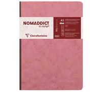 Clairefontaine 795466C - Age Bag carnet broché 14,8x21cm 192p ligné rose antique