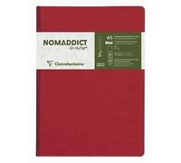 Clairefontaine Taccuino Age Bag A5 14,8x21 cm 192 pagine 90 g Rosso ciliegia