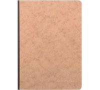 Clairefontaine 79543C Collection Age Bag Un taccuino Cousu Dos Toilé tabacco - A5 14,8x21 cm - 192 pagine DOT - carta bianca 90g - copertina in carta lustrée a grana grossa effetto cuoio
