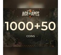 Age of Apes - 1,000 + 50 Coin Direct Top-Up - GLOBAL