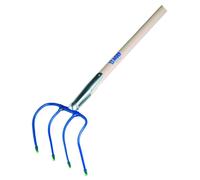 Agef FORCA CURVA A RAMPINO 4 denti con manico cm.120