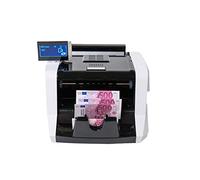 Agellic Conta Banconote | Macchina Conta Soldi Professionale | Rilevatore Banconote False 4-Fold | 1000 Banconote/min | Verifica Banconote e Controllo Soldi Falsi | Incl. Pennarello Banconote