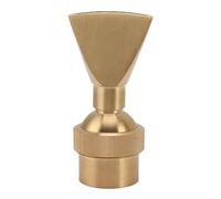 Agello a forma di ventola di rame a forma di fontana ugello regolabile spray per la testa spray uniforme a getto design per anatra per l'irrigazione da giardino arredamento (G1.5in)