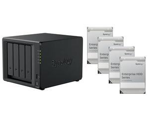 agemeo NAS DiskStation DS425+ con 4 dischi rigidi da 8 TB HAT Enterprise e 2 GB di RAM, totale: 32 TB