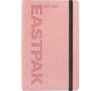 EASTPAK, Agenda 2026 Ufficiale Eastpak, Agenda Giornaliera 12 Mesi Midi, Planner Giornaliero con 352 Pagine, Elastico, Tasca Portatutto, Segnalibro, Calendario 2026 e 2027, Formato 9 x 14 cm, Mauve