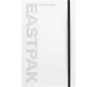 EASTPAK, Agenda 2026 Ufficiale Eastpak, Agenda Settimanale 12 Mesi Large, con 192 Pagine, Elastico, Tasca Portatutto, Segnalibro, Planner Mensile, Calendario 2026 e 2027, Formato 13 x 21 cm, Ice