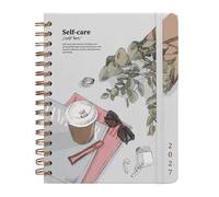 Kokonote Agenda Settimanale 2027 Bambina Self Care Club | Agenda 2027 settimanale, weekly planner, wire-o, copertina rigida, segnalibri, stickers, elastico, 18 x 21,5 cm, 12 mesi